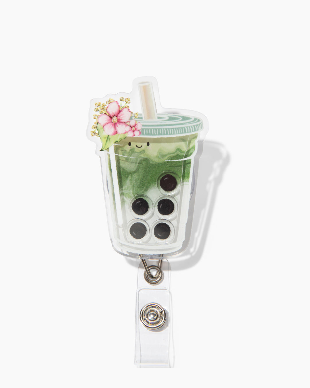 Matcha Boba Shaker Badge Reel